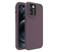 LifeProof iPhone 12 Pro Max FRĒ Series Case - OCEAN VIOLET (BERRY CONSERVE/DUSTY LAVENDER), waterproof IP68, built-in screen protector, port cover protection, snaps to MagSafe