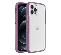 LifeProof SEE Case for iPhone 12 / iPhone 12 Pro, Shockproof, Drop proof to 2 Meters, Ultra-Slim, Protective Thin Clear Case, Sustainably Made, Clear/Purple