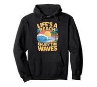 Life's A Beach Enjoy The Waves Summer Vacation - Pullover Hoodie