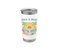 Life's A Beach Stainless Steel Insulated Tumbler