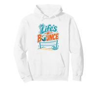 Life's a Bounce Beach Volleyball Summer Vibes Coastal Pullover Hoodie