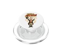 "Life's A Circus!" rabbit ringmaster PopSockets PopGrip for MagSafe