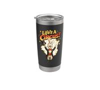 Life's A Circus! Rabbit Ringmaster Stainless Steel Insulated Tumbler