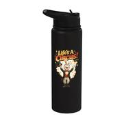Life's A Circus! Rabbit Ringmaster Stainless Steel Insulated Water Bottle