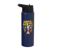 Life's A Circus Rabbit Ringmaster Stainless Steel Insulated Water Bottle