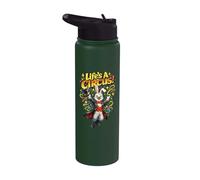 Life's A Circus Rabbit Ringmaster Stainless Steel Insulated Water Bottle