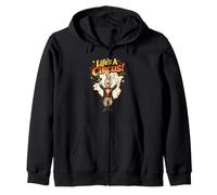 "Life's A Circus!" rabbit ringmaster Zip Hoodie