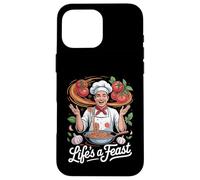Life's a Feast Chef Design Case for iPhone 16 Pro Max