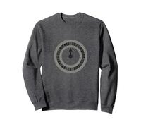 Life's A Gamble - Roulette Wheel Gambling Graphic Sweatshirt, Adult Unisex, Dark Heather Grey, XXL