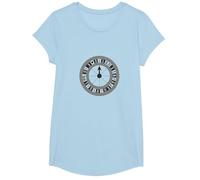 Life's A Gamble - Roulette Wheel Gambling Graphic T-Shirt, Girls, Baby Blue, XS