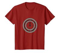 Life's A Gamble - Roulette Wheel Gambling Graphic T-Shirt, Youth, Cranberry Red, Medium