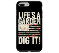 Life's A Garden Dig It Gardening Plants Gardener Farmer Case for iPhone 7 Plus/8 Plus