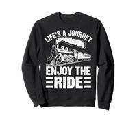Life's a Journey Enjoy the Ride Vintage Retro Vibes Sweatshirt