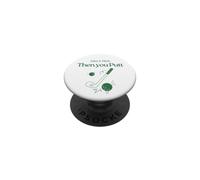 Life's A Pitch And Then You Putt Funny Golf Saying PopSockets Adhesive PopGrip