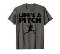 Life's a Pitch Funny Baseball Pitcher Life's a Pitch T-Shirt