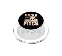 Lifes a Pitch Roofing PopSockets PopGrip for MagSafe