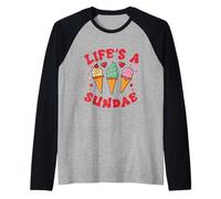 Life's a Sundae Raglan Baseball Tee