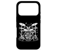 Lifes Better Behind The Kit Drum Set Drummer Case for iPhone 17 Pro