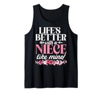 Life's Better with A Niece Like Mine Funny Uncle Humor Tank Top