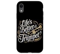 Life's Better With A Side Of Trumpet Case for iPhone XR