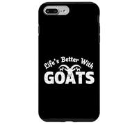 Life's Better With Goats Farm Animal Hobby Case for iPhone 7 Plus/8 Plus
