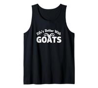 Life's Better with Goats Farm Animal Hobby Tank Top