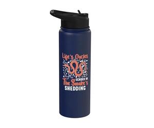 Life's Cycles echoed - Herpetologist Snake Stainless Steel Insulated Water Bottle