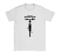 Life's Great Behind Bars - Bike Mens T-Shirt Cycling Dad Funny Present White
