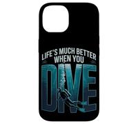 Life's Much Better When You Dive Scuba Diving Case for iPhone 14