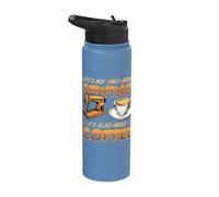 Life's Not Only About Sewing It's Also About Coffee Sewer Stainless Steel Insulated Water Bottle