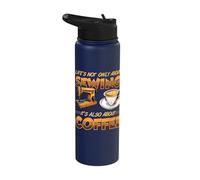 Life's Not Only About Sewing It's Also About Coffee Sewer Stainless Steel Insulated Water Bottle