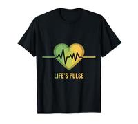 Life's Pulse Heartbeat EKG Design T-Shirt