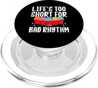 Lifes Too Short For Bad Rhythm Cardio Drumming PopSockets PopGrip for MagSafe