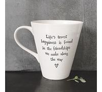 Life's truest happiness... mug by east of india