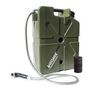 LifeSaver® Jerrycan Starter Pack | 20,000 litre Water Purifier with Shower Attachment and Spare Carbon Filters | Camping, Overlanding, Vanlife, Caravanning & Prepping (Green)