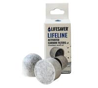 LifeSaver Lifeline Replacement Activated Carbon Filters - Pack of 2 | for Fresh-Tasting Water No Matter The Source.