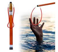 Lifesaving Hook， 14ft-21ft Adjustable Heavy Duty Pool Pole,Telescopic Rescue Hook For Retrieve Floating Objects(21ft/650cm/256in)