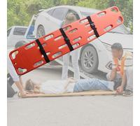 Lifesaving Stretcher Emergency Spine Board Stretcher Backboard for Patient Transfer, Waterproof Rescue Stretcher Medical Life Board, Swimming Pool Life-saving Board(Orange)
