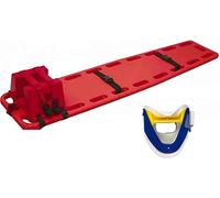 Lifesaving Stretcher - First Aid Spinal Board and Head Immobilizer for Swimming Pools and Clinics, Casualty Spine Fixation Plate for Emergency Use