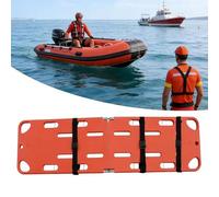 Lifesaving Stretcher Water Floating Stretcher for Rescue, PE Foldable Pool Life Board High Buoyancy Board, Spine Backboard Weight Capacity 350 lbs / 159 kg(2-folds)