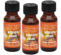 Lifescapes Fragrance Warming Oil, 6 Pack, 55ml, Amber Woods, Lavender, Eucalyptus, Cinnamon Spiced Apple, Vanilla Cupcake (Mandarin Orange)