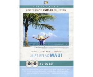 Lifescapes : Sunny Escapes Dvd Cd Collection Just Relax Maui