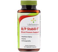 LifeSeasons, B/P Stabili-T Blood Pressure Support, 120 Vegetarian Capsules
