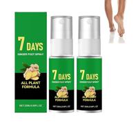 Lifesparking 7 Days Feet Callus Remover - Foot Ginger Nourishing Spray Features a Fast-Acting Formula, Simply Spray onto Dry, Rough Areas, Wait a Few Minutes, And Gently Wipe Away Dead Skin (M)