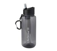 LifeStraw Go 1L Water Bottle with Filter; 1L; Gray, grey