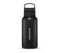 LifeStraw Go 2.0 Stainless Steel Water Filter Bottle 1L - Nordic Noir