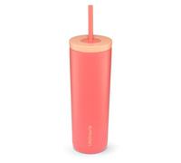 LifeStraw Go Series Tumbler 18oz Stainless Steel Apricot Pink