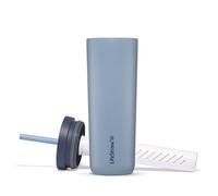 LifeStraw Go Series Tumbler 18oz Stainless Steel Icelandic Blue