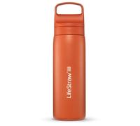 LifeStraw - Go Stainless Steel - Water bottle size 500 ml, orange