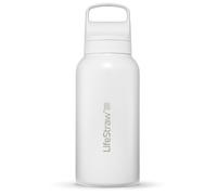 LifeStraw - Go Stainless Steel - Water bottle size 700 ml, white